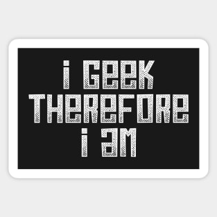 I Geek Sticker